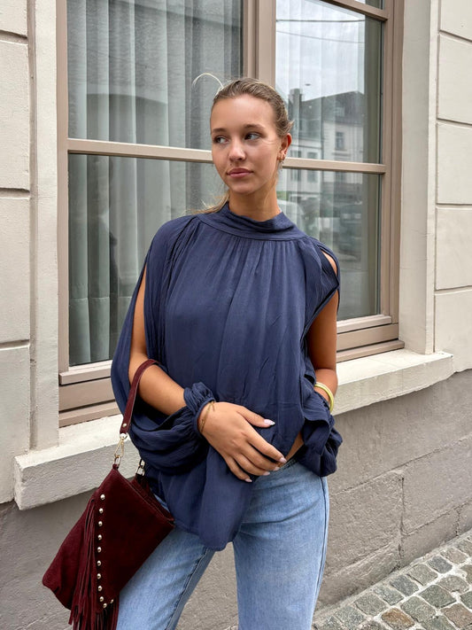 Haut bleu marine - MONA