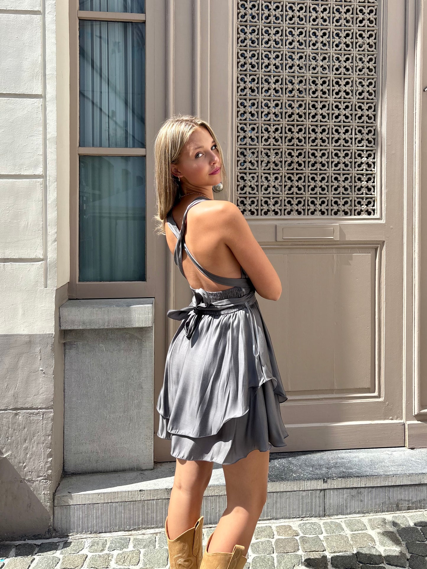 Robe grise - VICKY