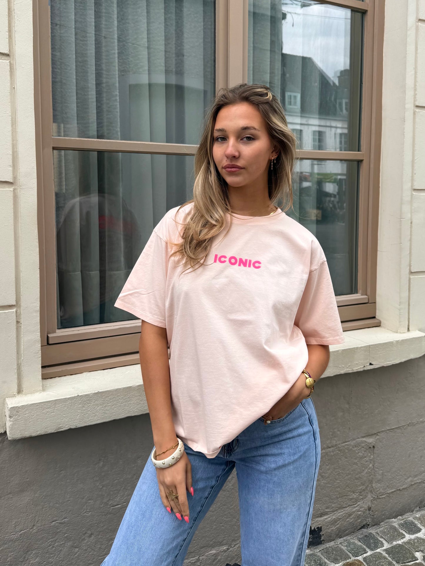T-shirt rose clair - ICONIC