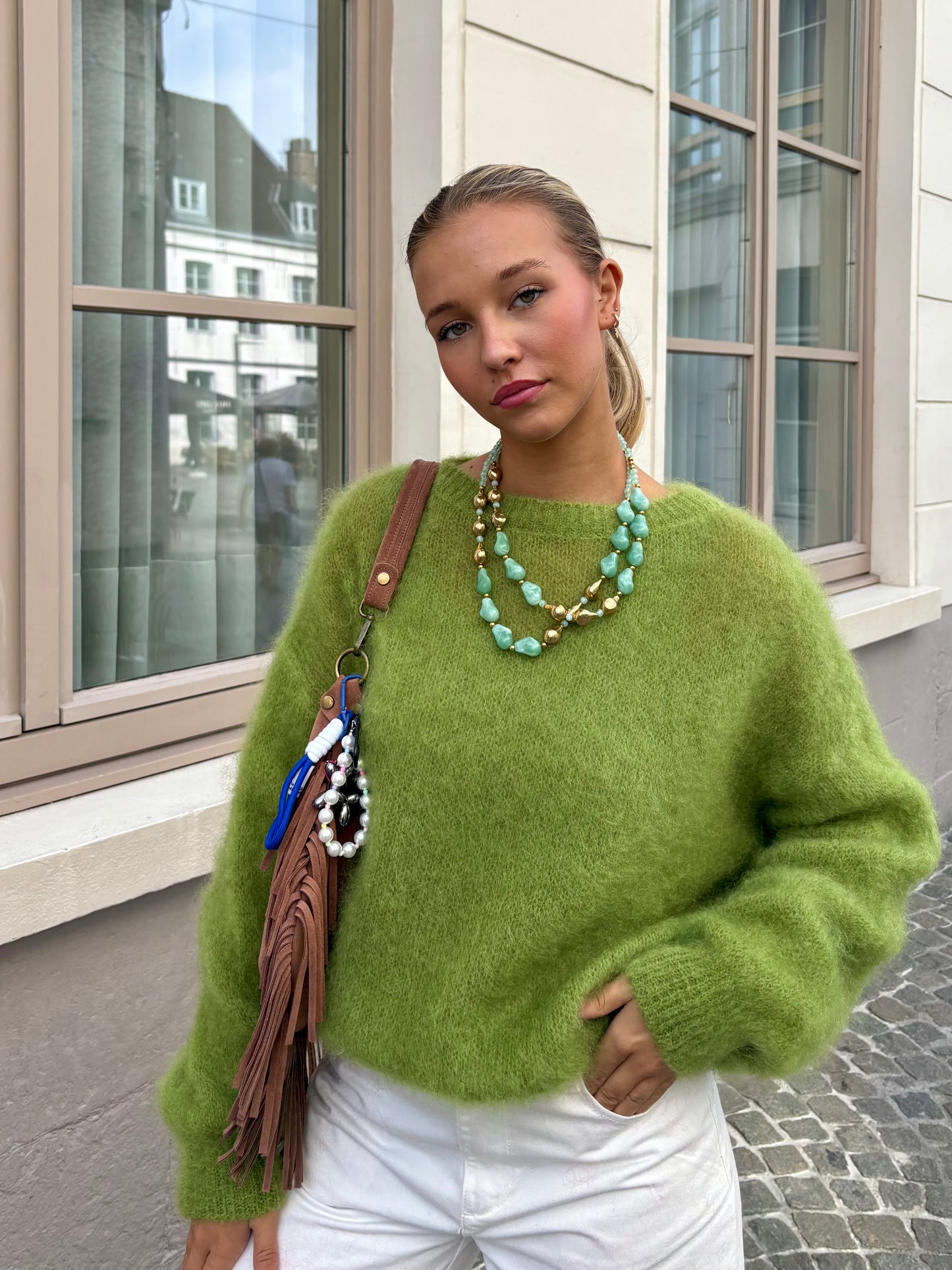 Pull vert olive - ALICE