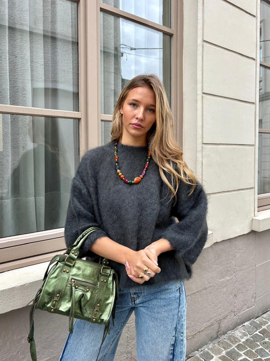 Pull gris foncé - ANDREA