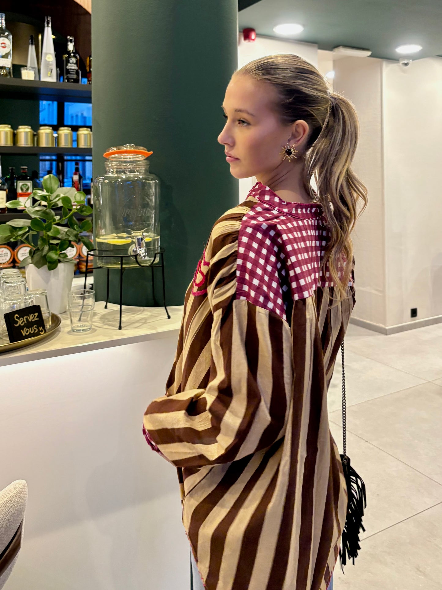 Chemisier marron - ASINA