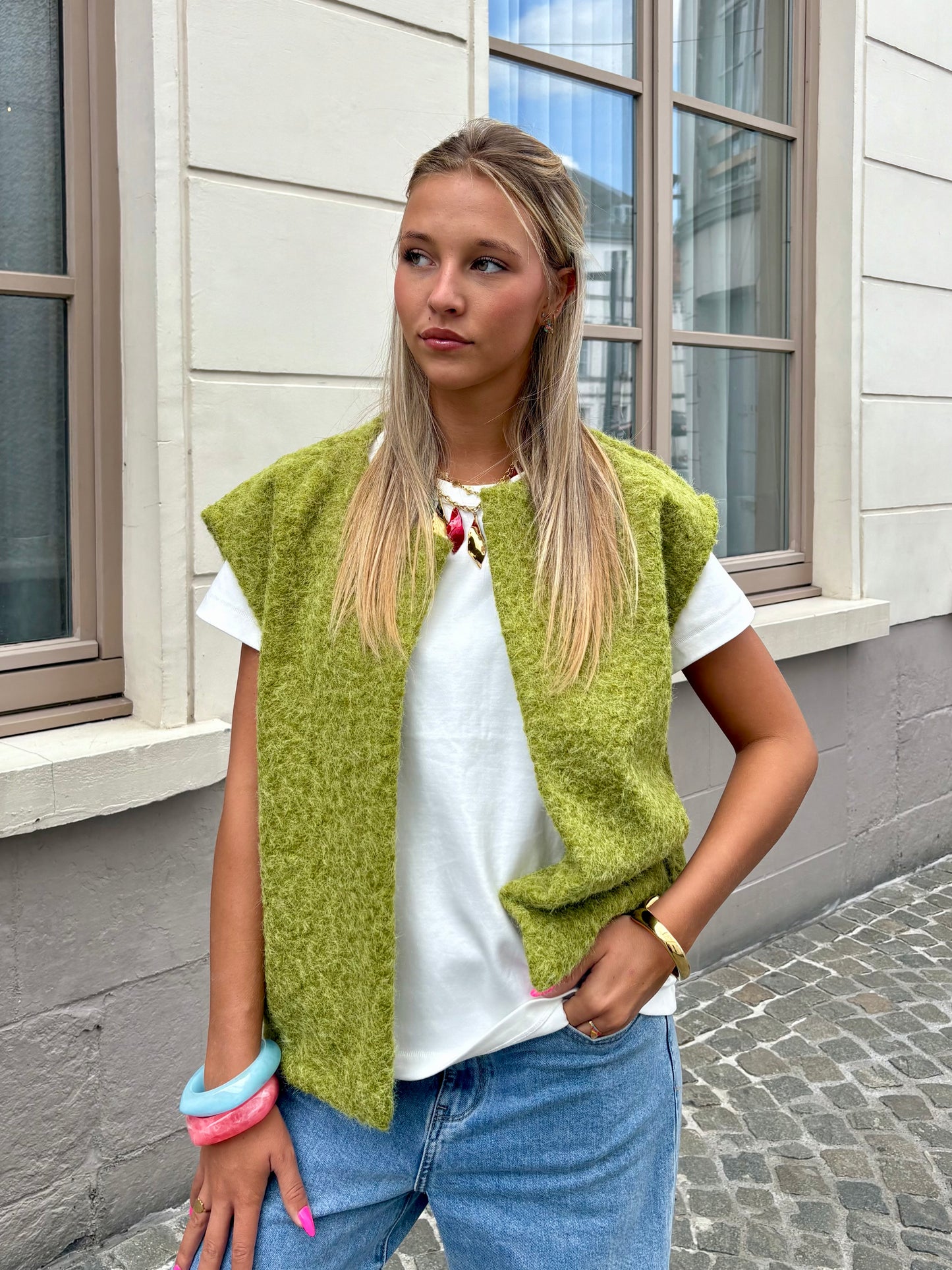 Gilet vert - CARLA