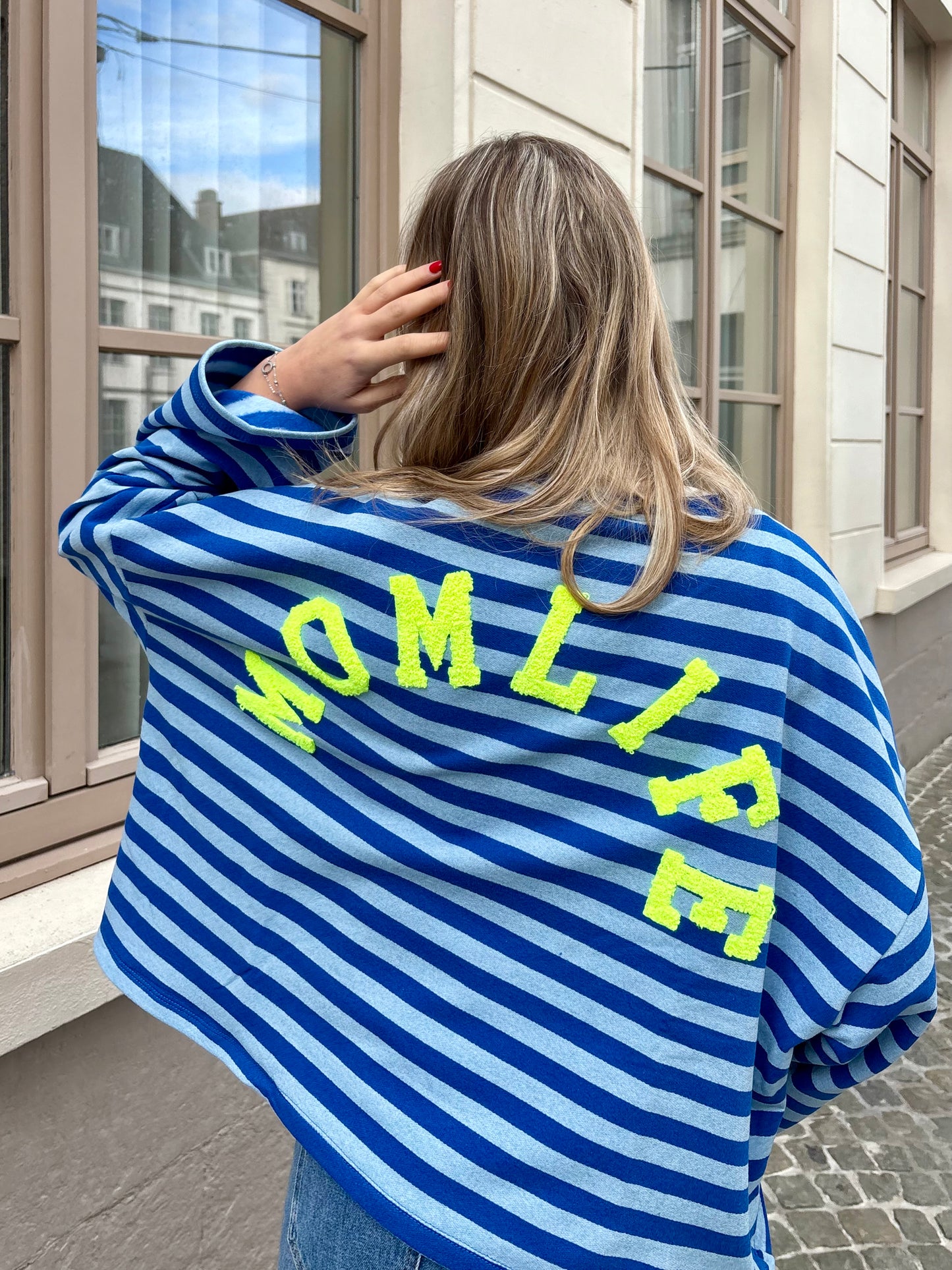 Pull bleu - MOM LIFE