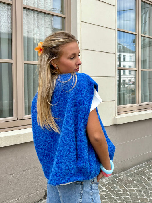 Gilet bleu roi - CARLA