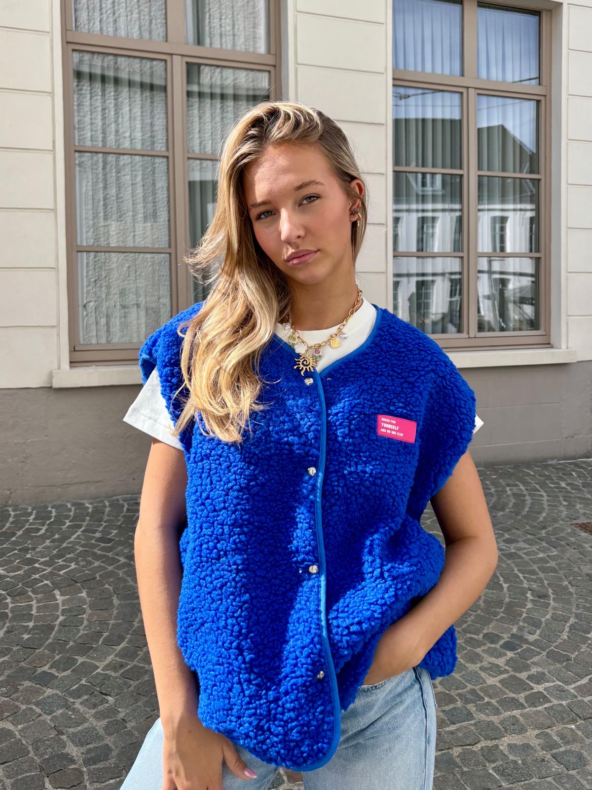 Gilet bleu - ASTRID