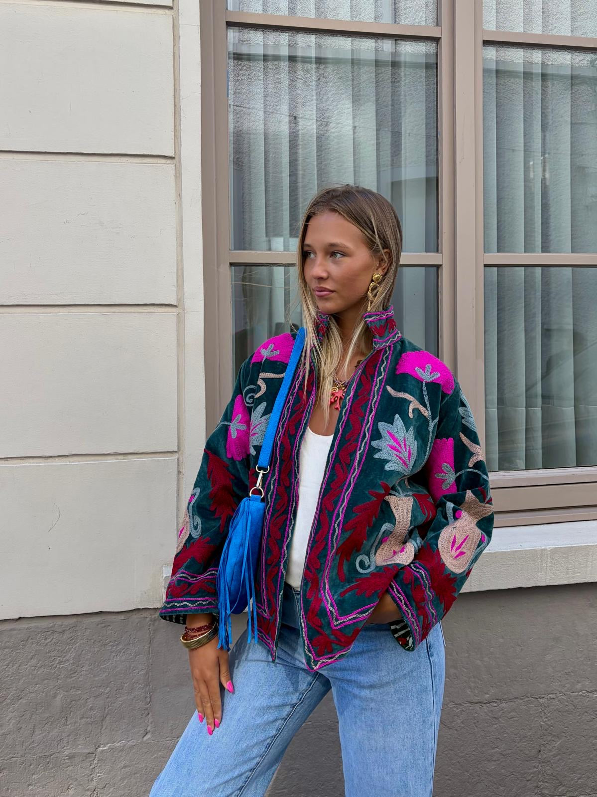 Veste brodée - ZELIE