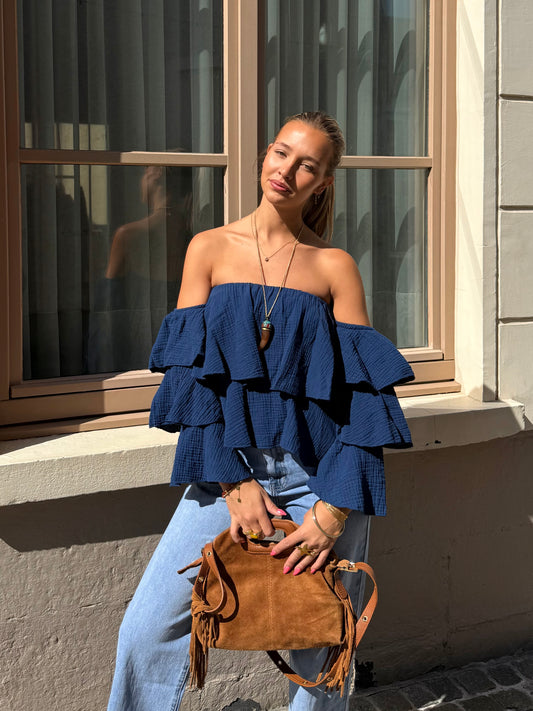 Haut bleu marine - LIMA