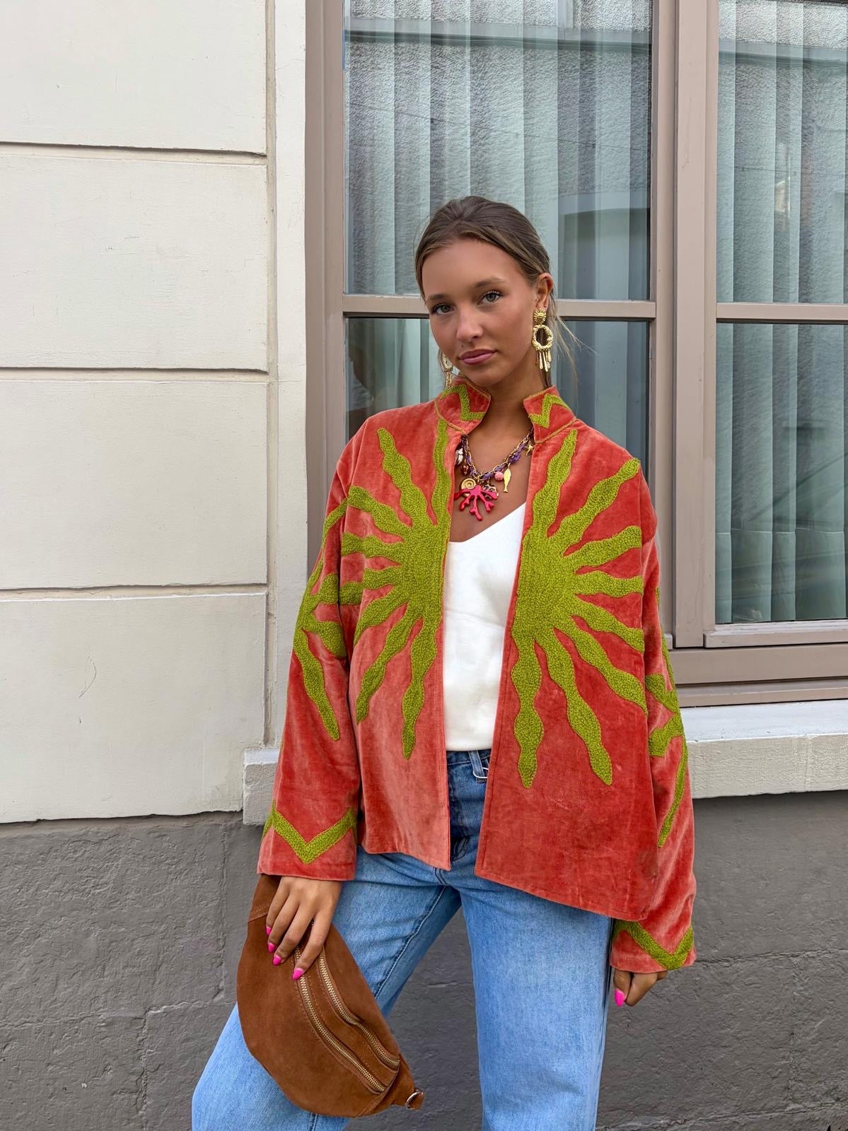 Veste brodée - ZELIE