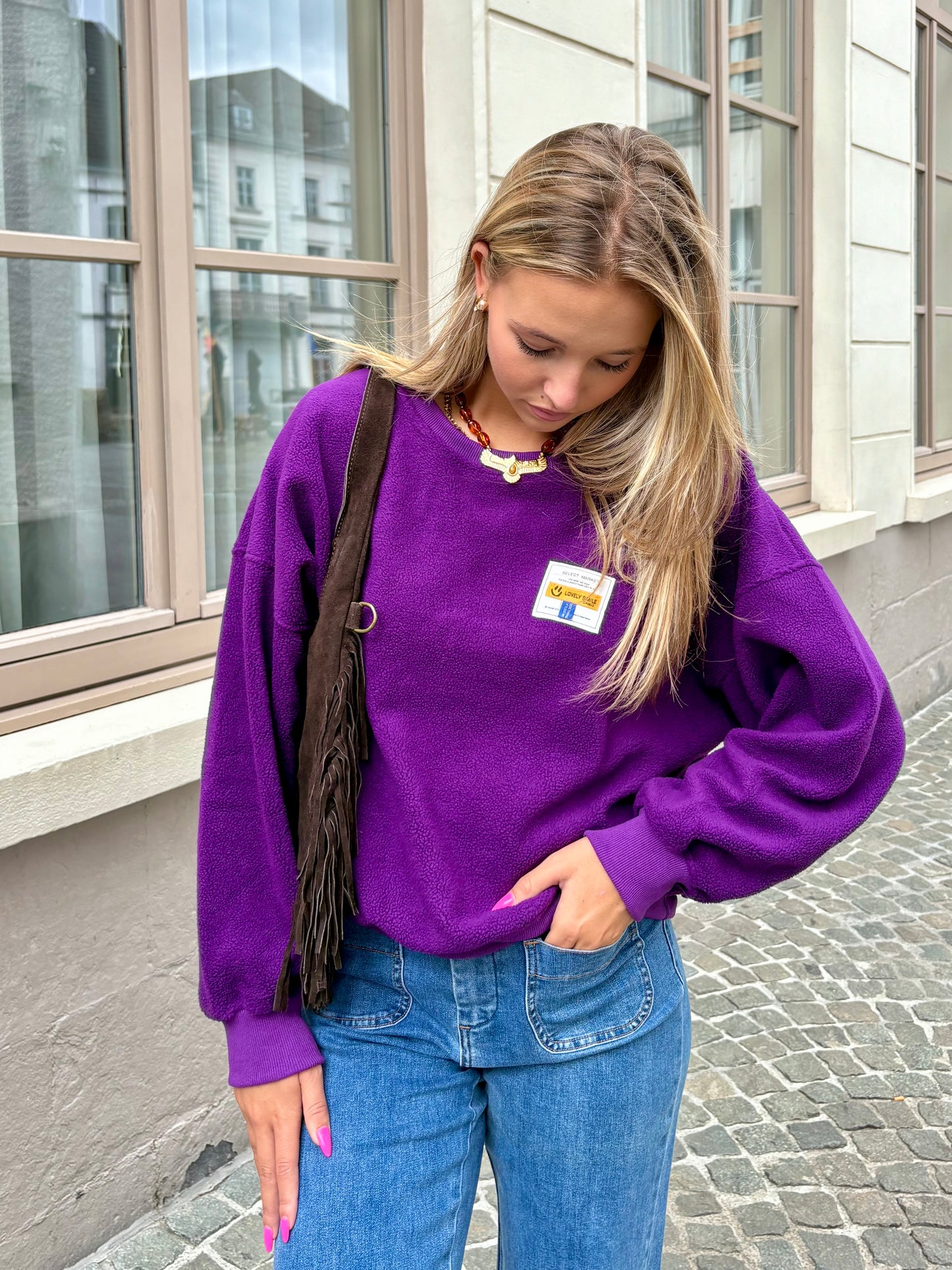 Pull mauve - POLAIRE