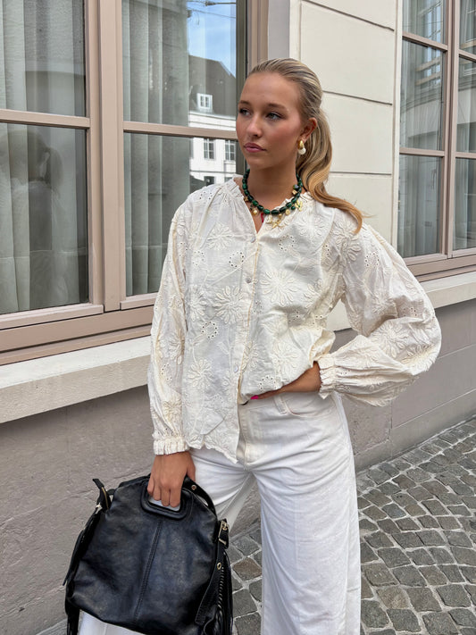 Chemisier crème - ROXANE