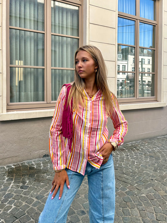 Chemise rose - ELENIE