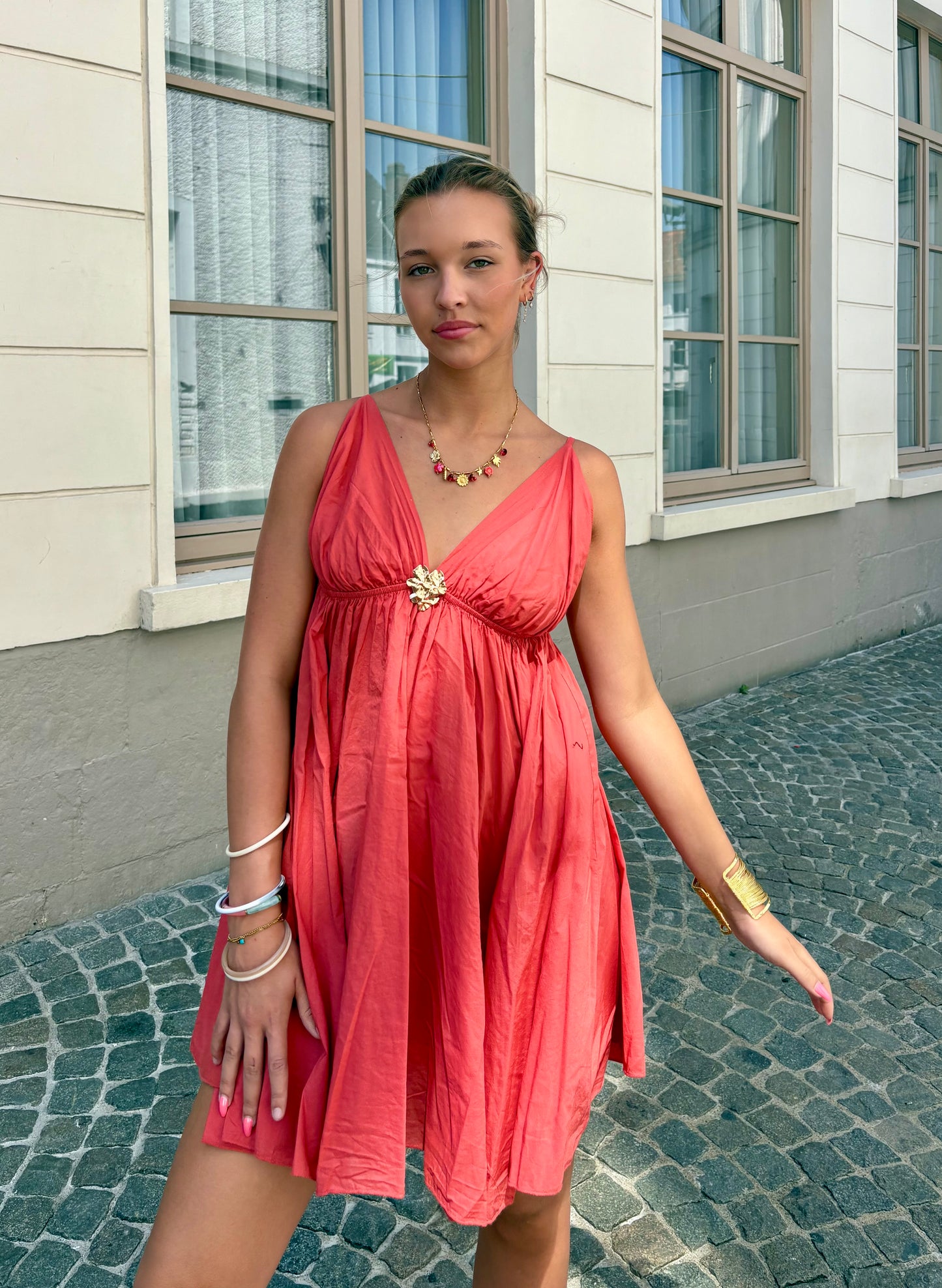 Robe terracotta - TANIA