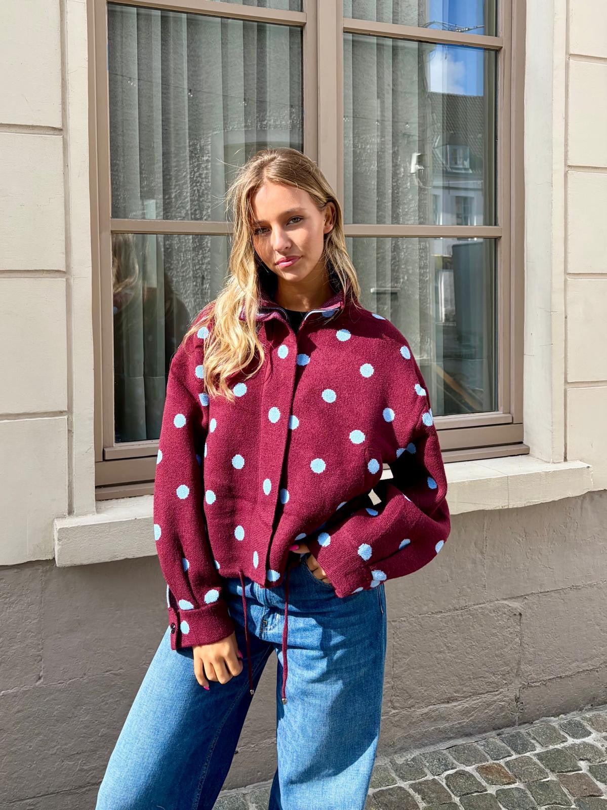 Veste bordeaux - POIS
