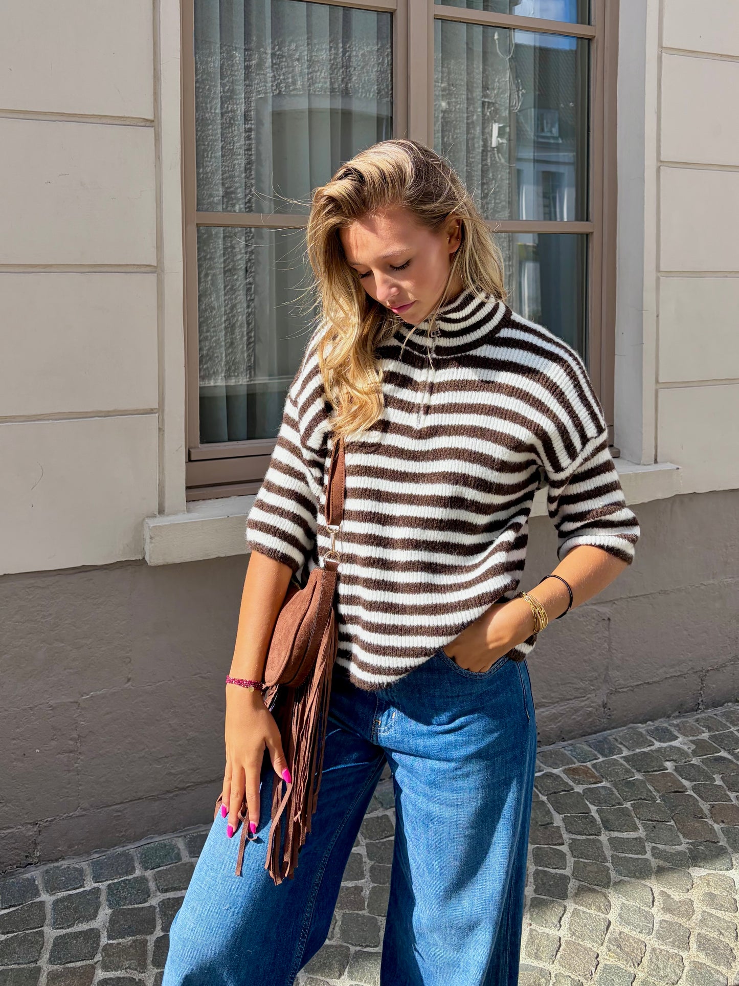 Pull marron - ALINE