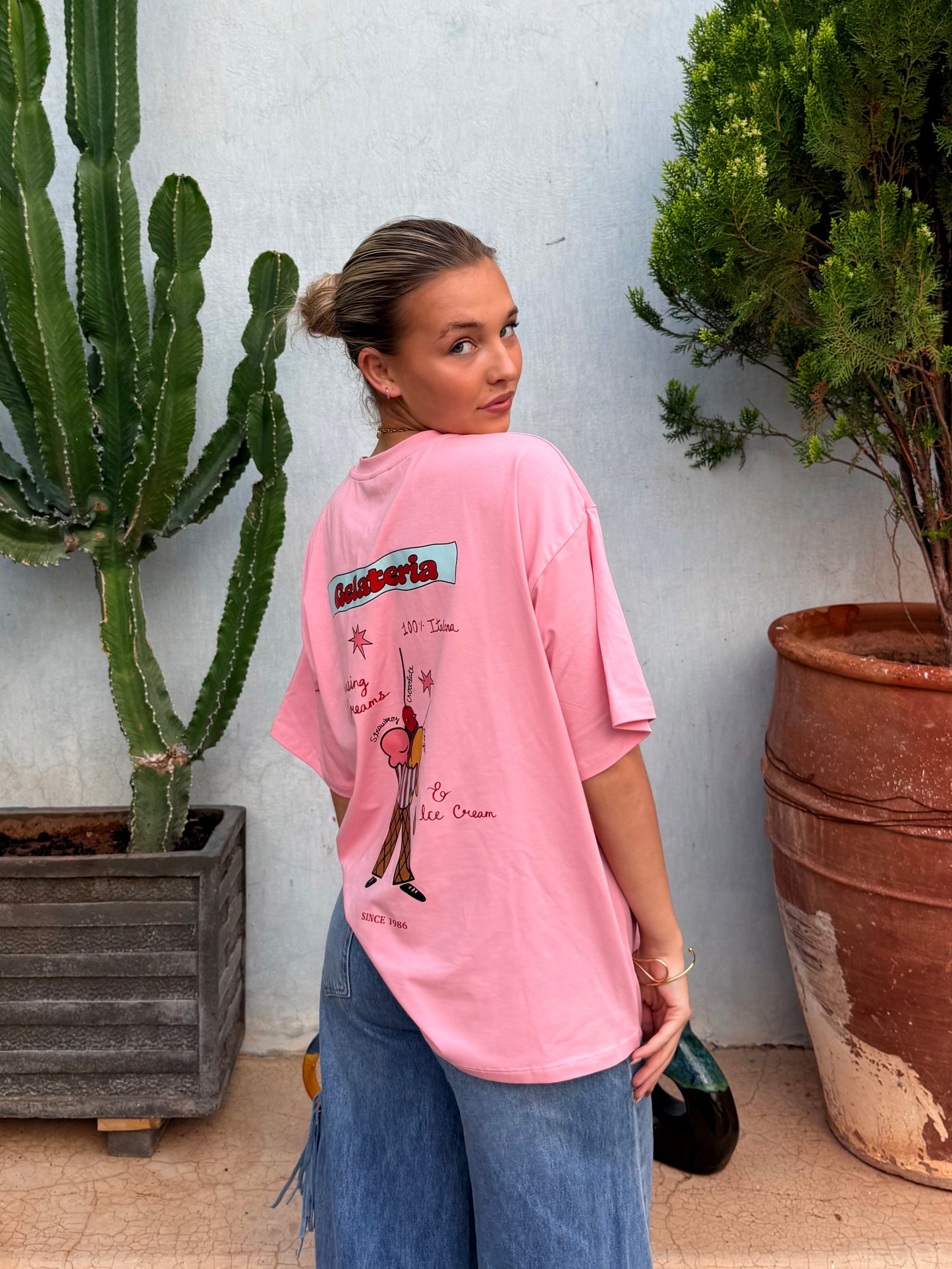 T-shirt rose - GELATERIA
