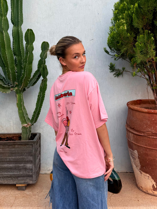 T-shirt rose - GELATERIA