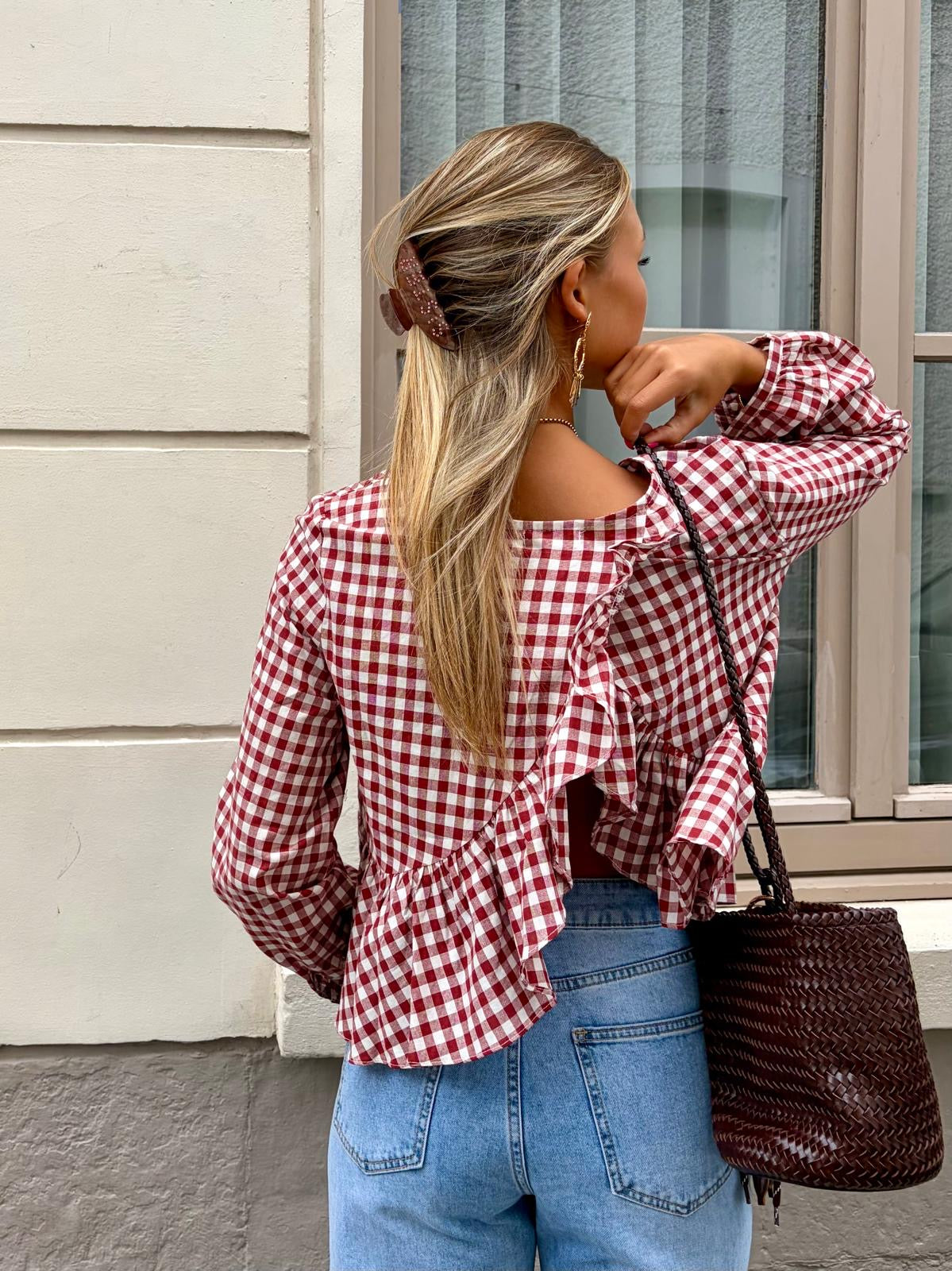 Chemise bordeaux - LOLA