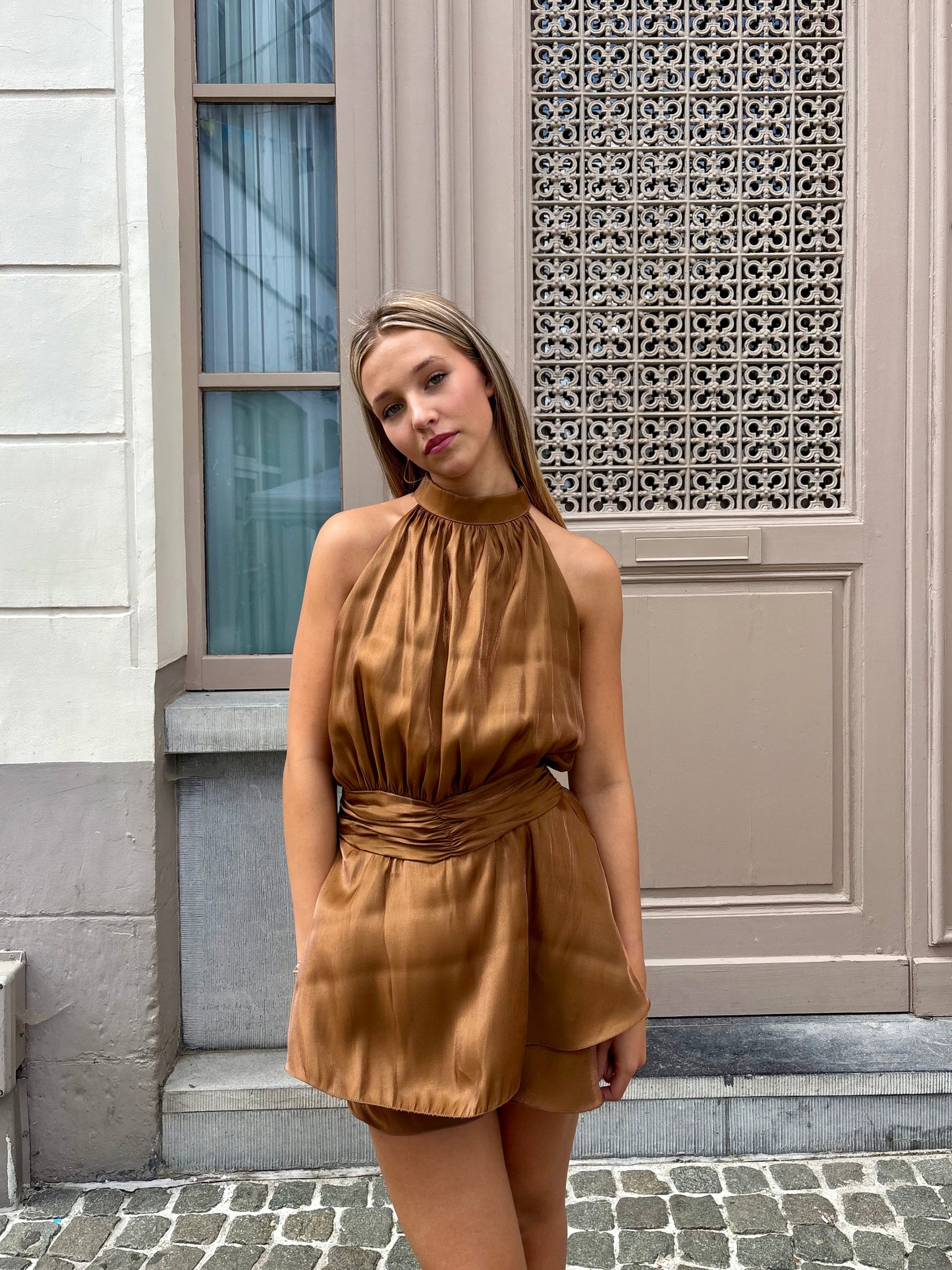 Combi marron - NABILLA