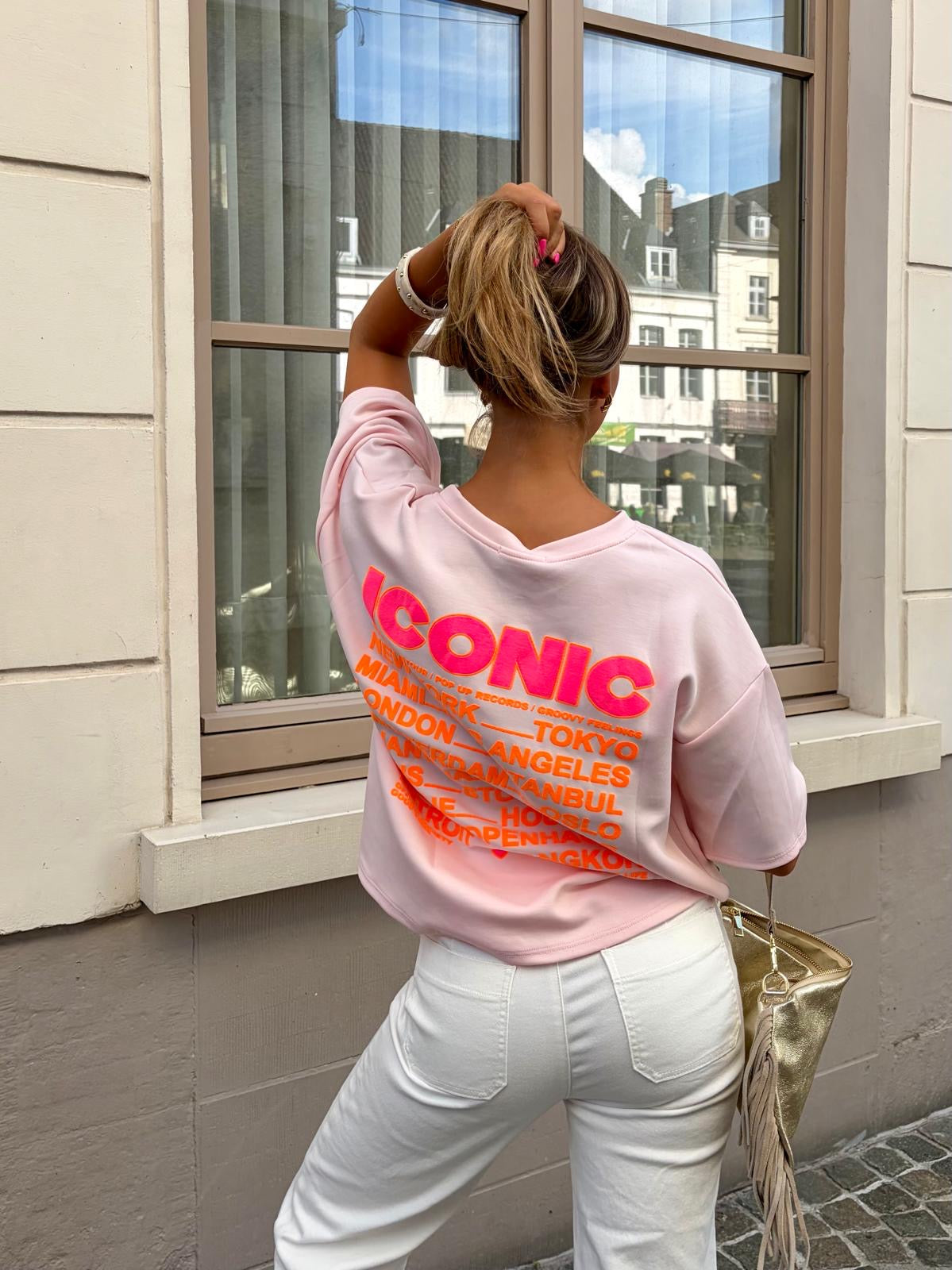 T-shirt rose clair - ICONIC