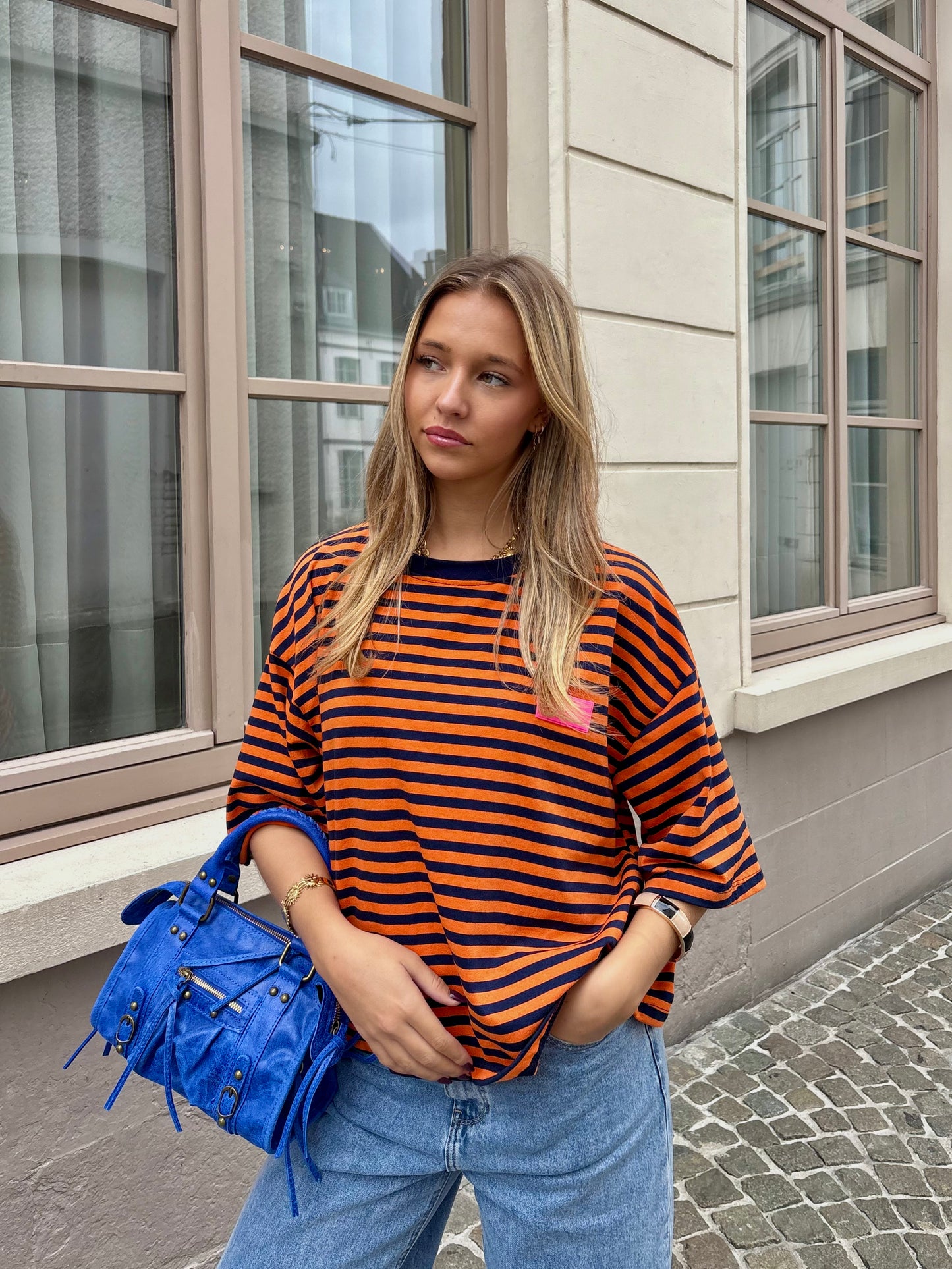 T-shirt orange - LONA