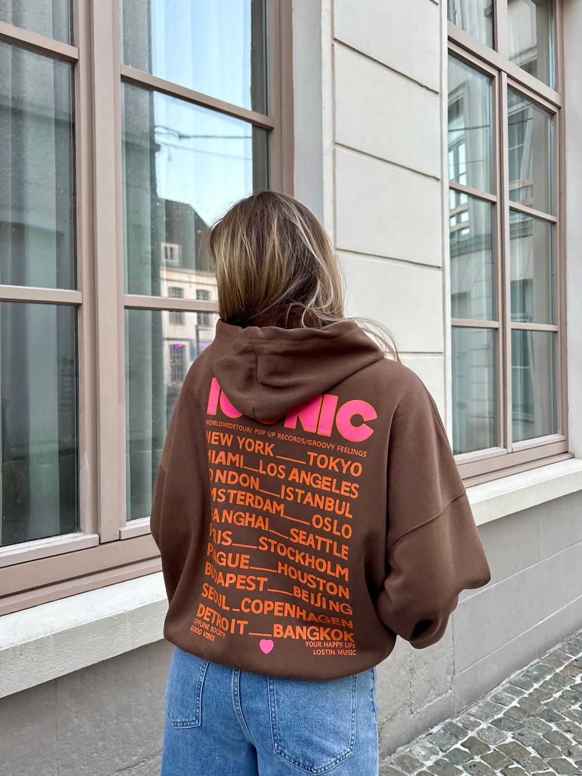 Sweat marron- ICONIC