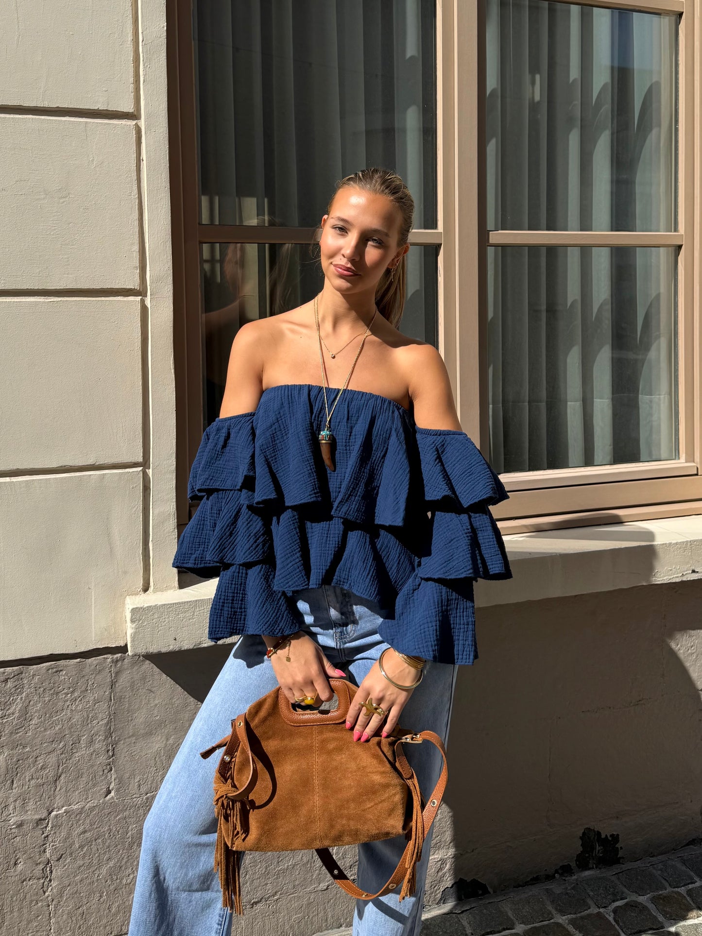 Haut bleu marine - LIMA