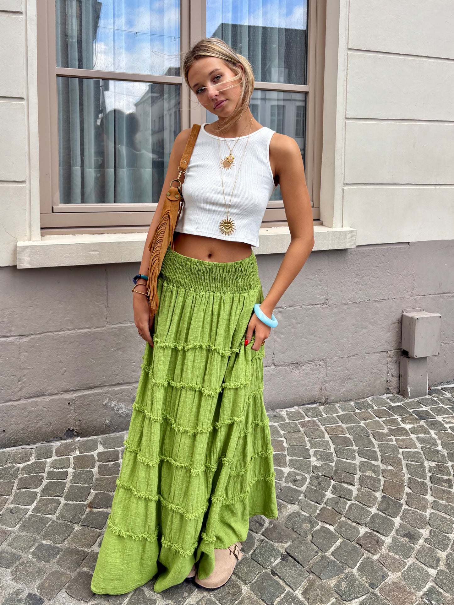 Jupe verte - MARIE