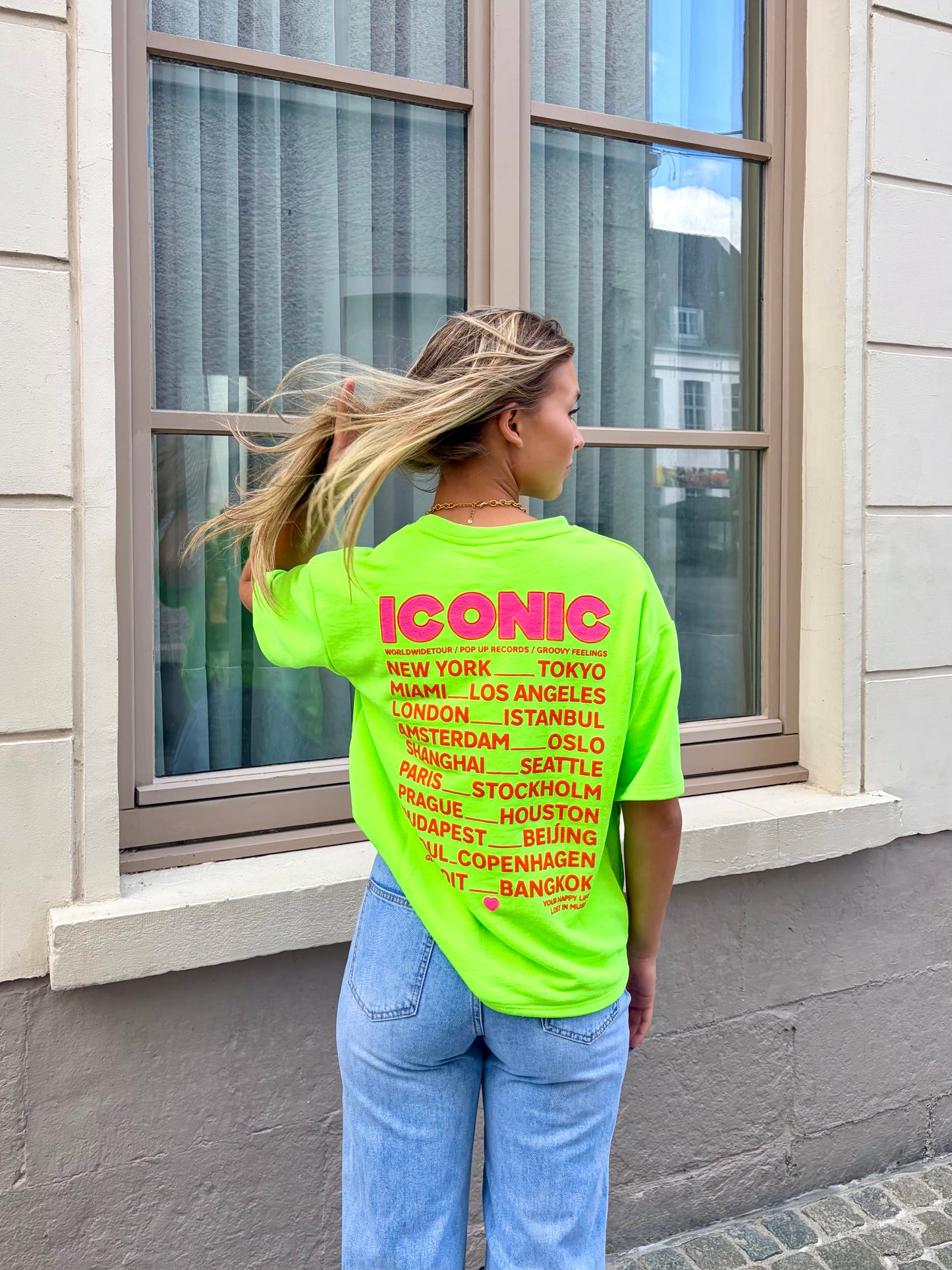 T-shirt vert - ICONIC