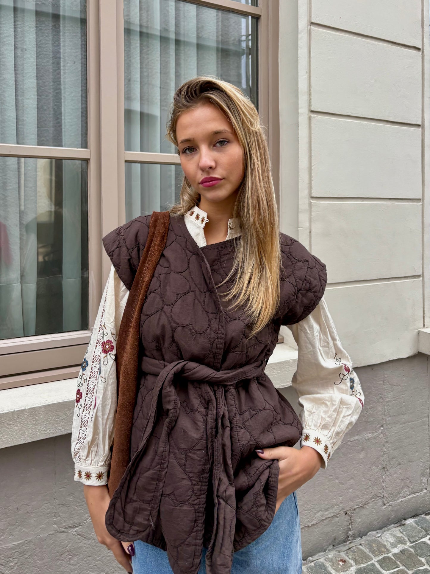 Veste marron - TANIA