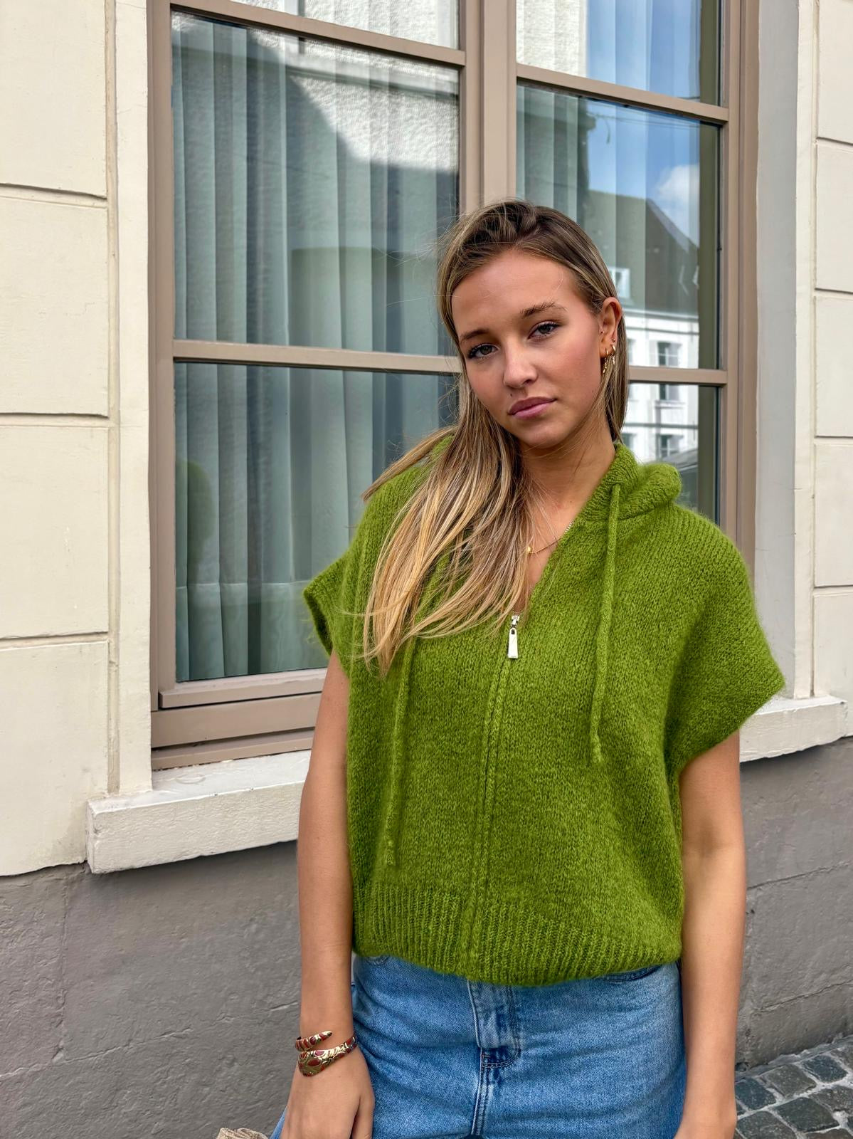 Gilet vert - SAMANTHA