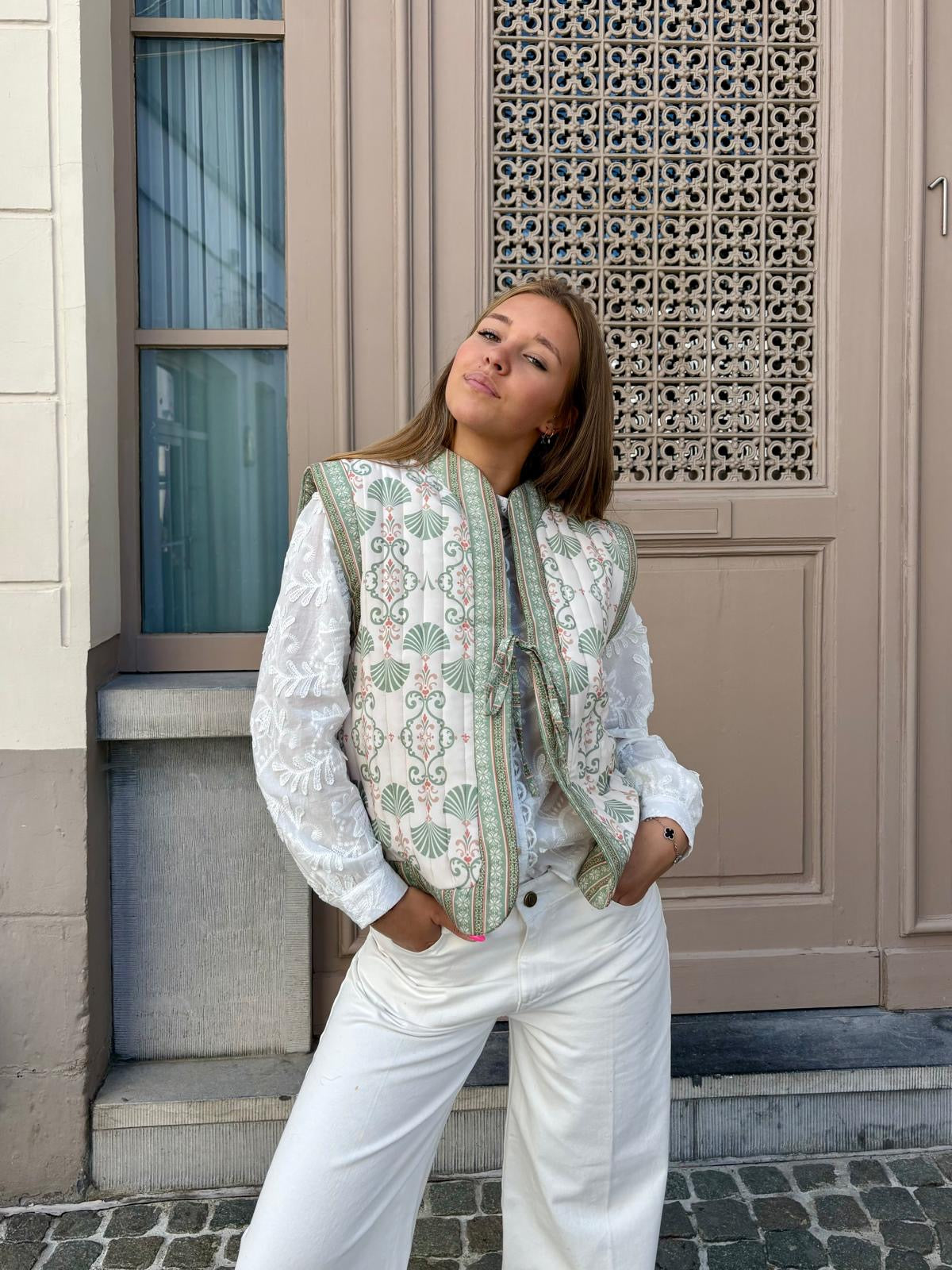 Veste verte - ANISSA