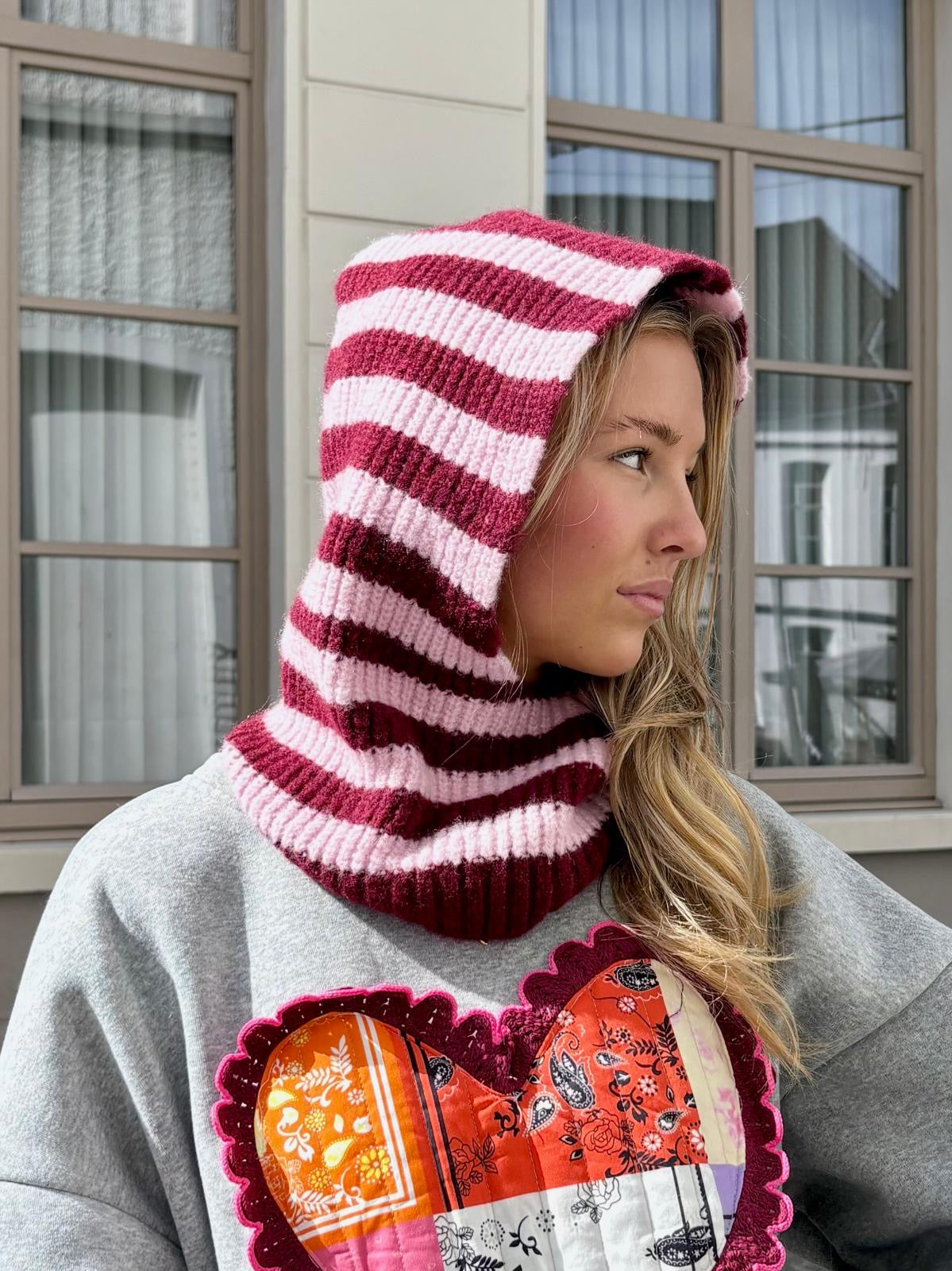 Cagoule rose - MEROSE