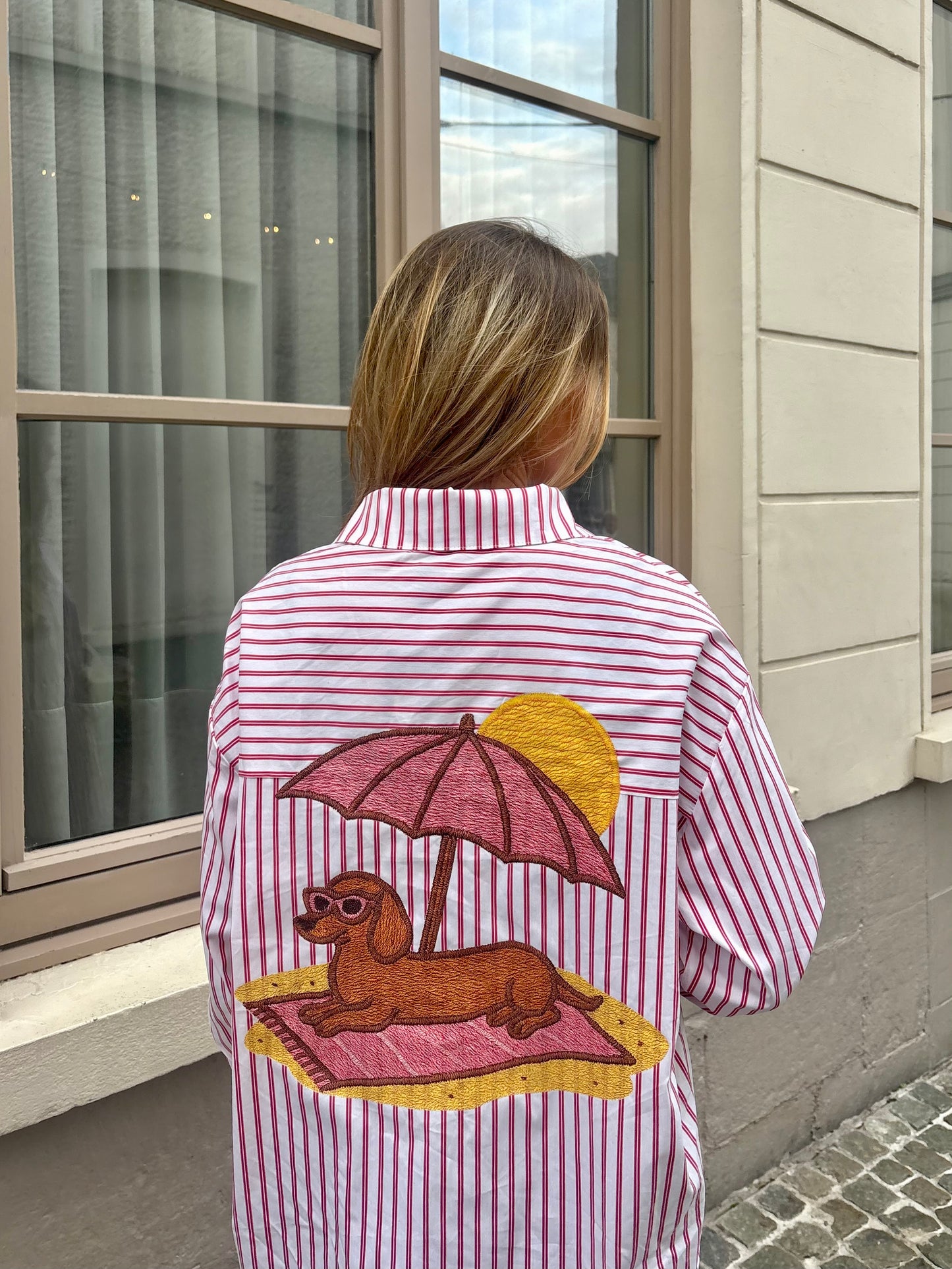 Chemise rose claire - TECKEL