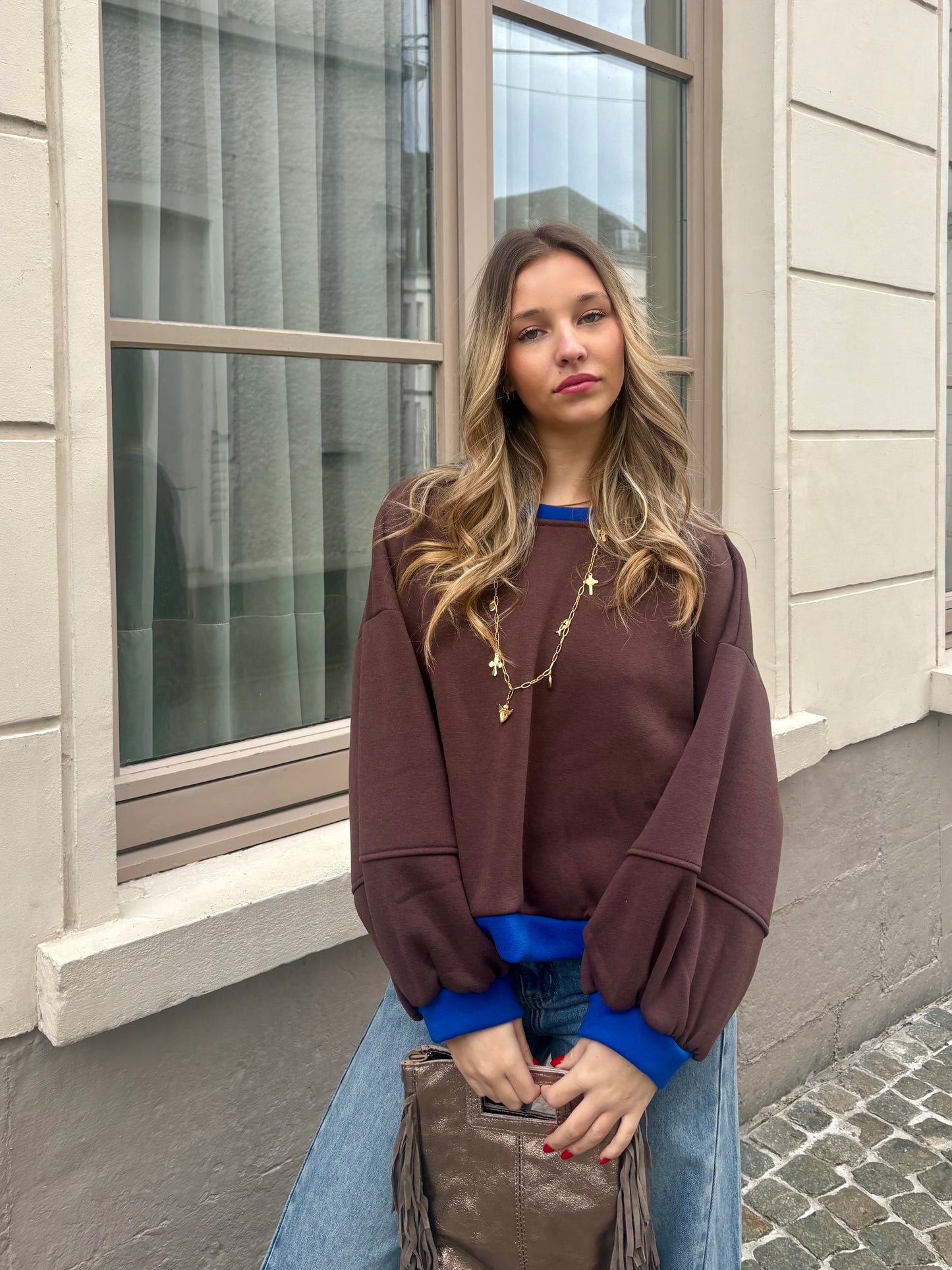 Sweat marron - CLAUDIA