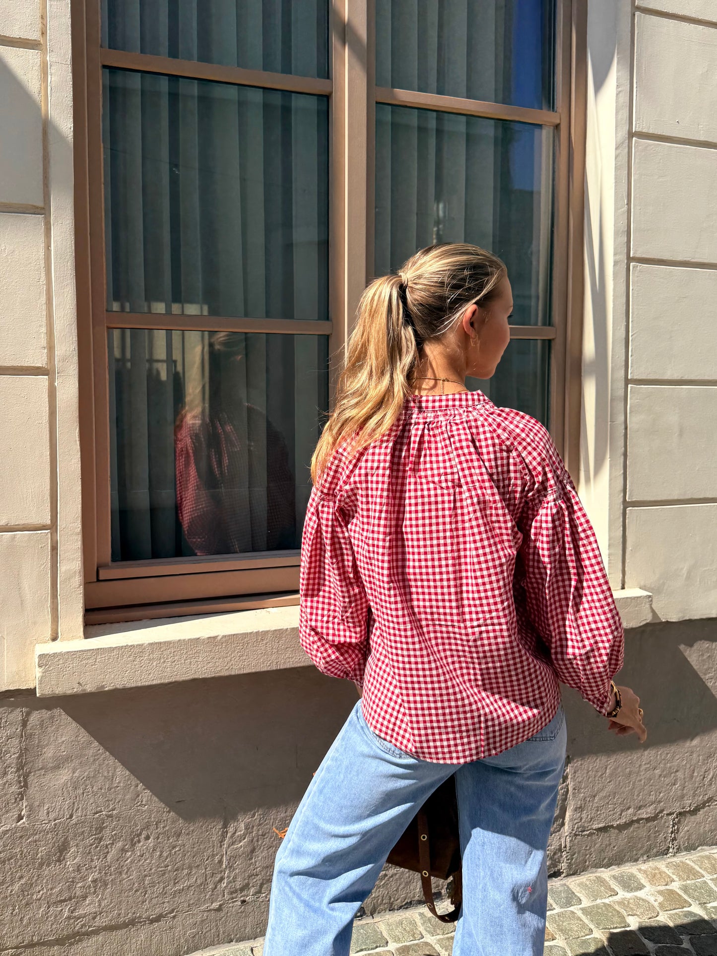 Chemise rouge - MATHILDA