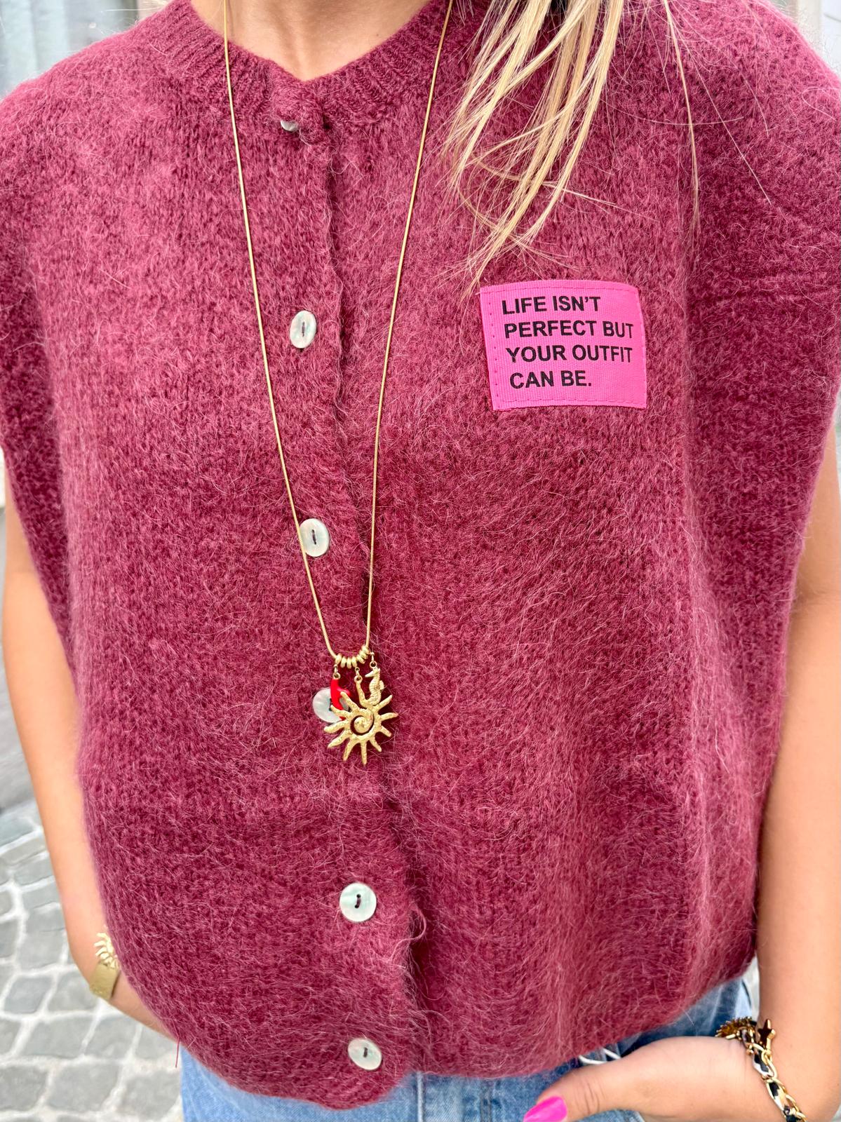 Gilet bordeaux - MAELLYS