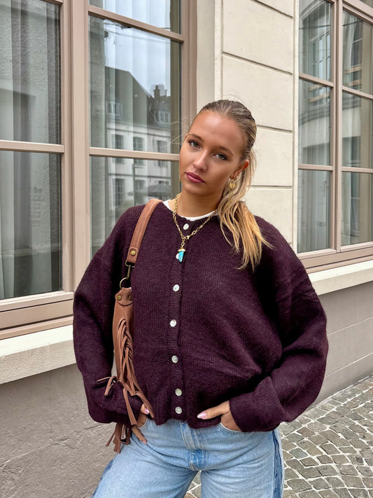 Gilet prune - MARINE