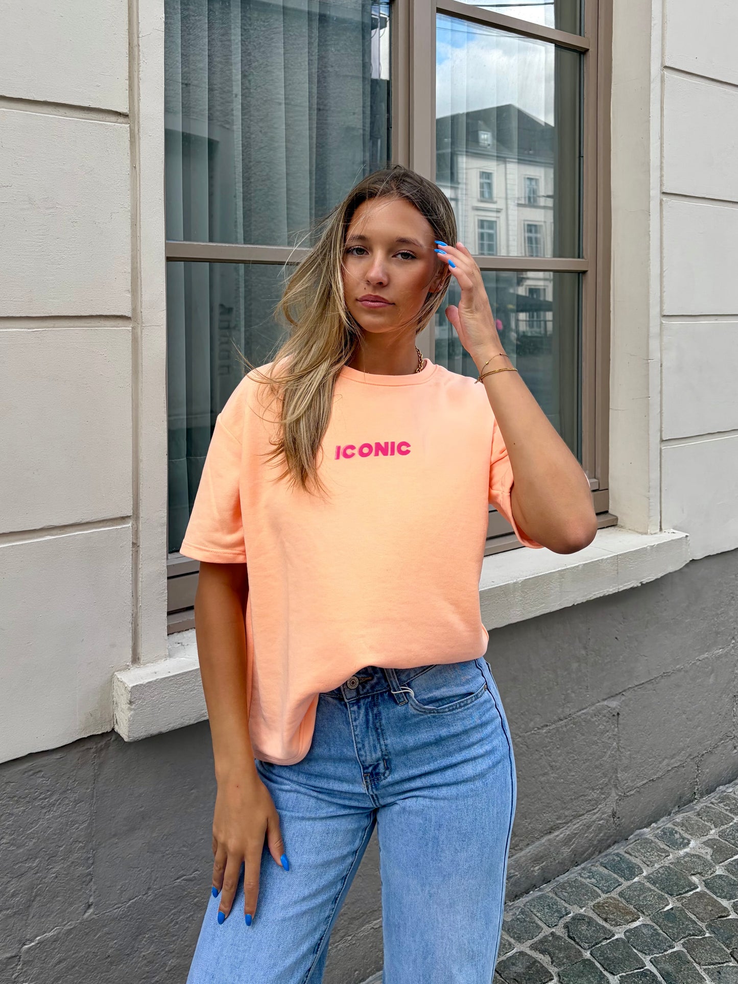 T-shirt orange - ICONIC