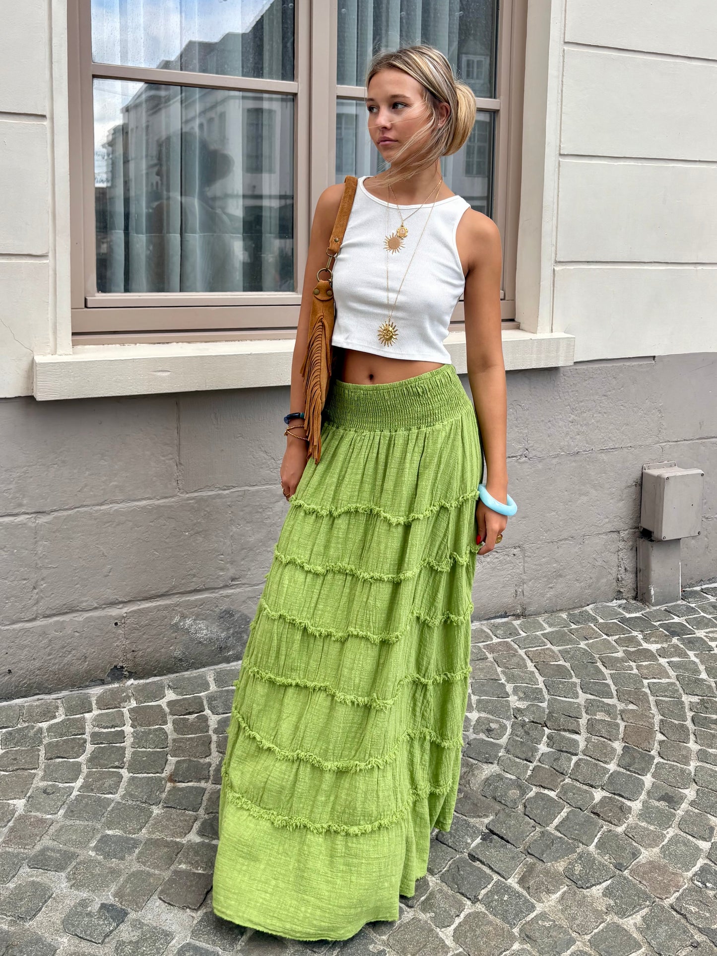 Jupe verte - MARIE