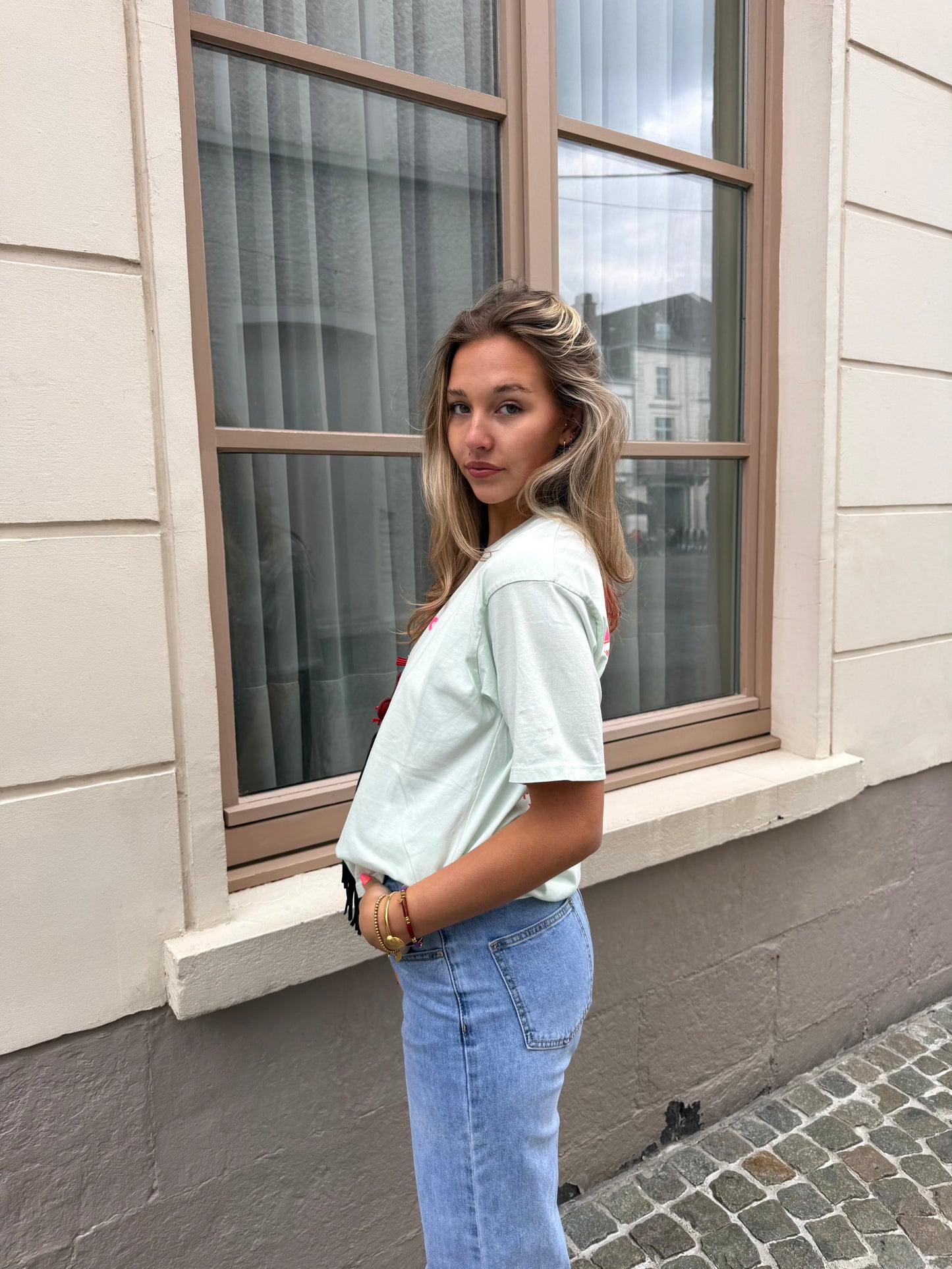 T-shirt vert d’eau - ICONIC