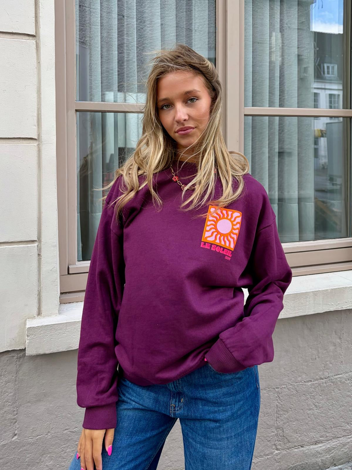Sweat bordeaux - SOLEIL