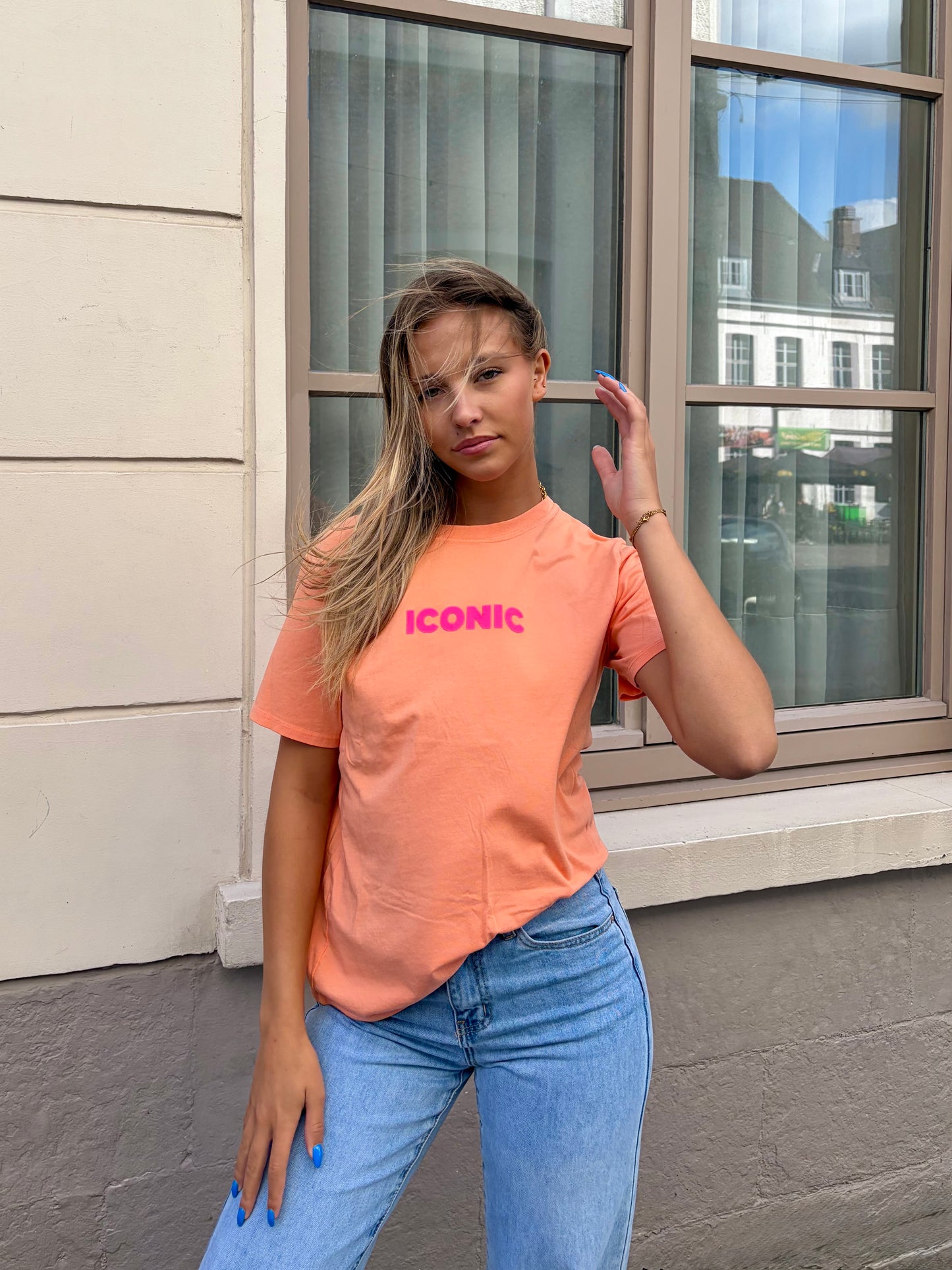 T-shirt orange - ICONIC