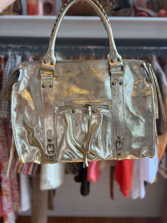 Sac brillant doré - NINA