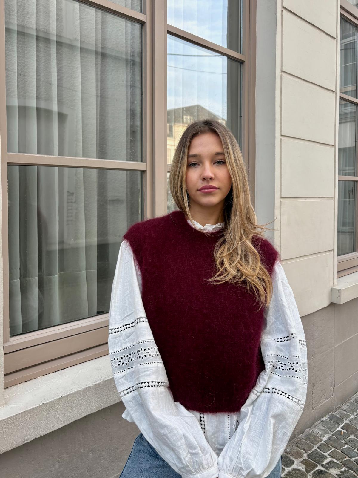 Pull bordeaux - RANIA