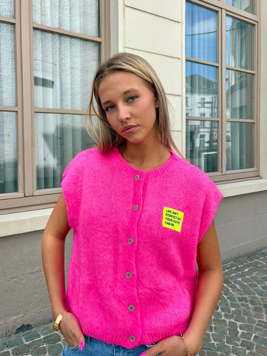 Gilet rose - MAELLYS