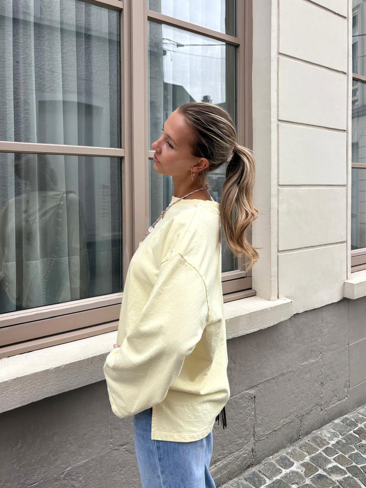 Pull jaune - ASTRID