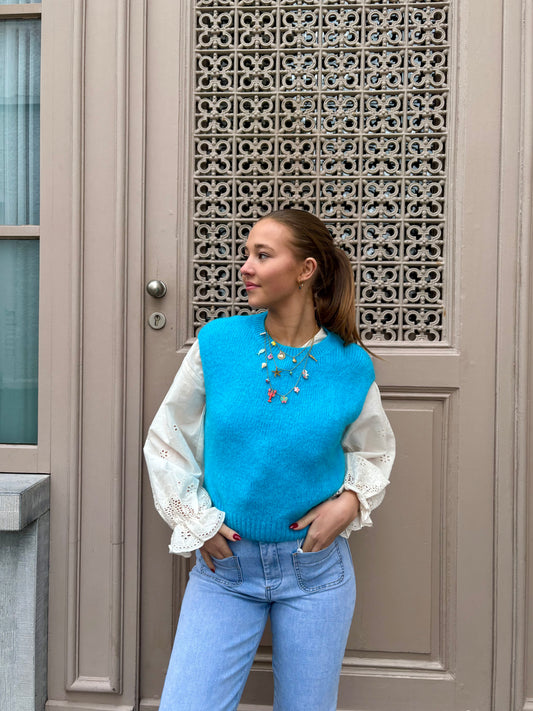 Pull turquoise - LOLA