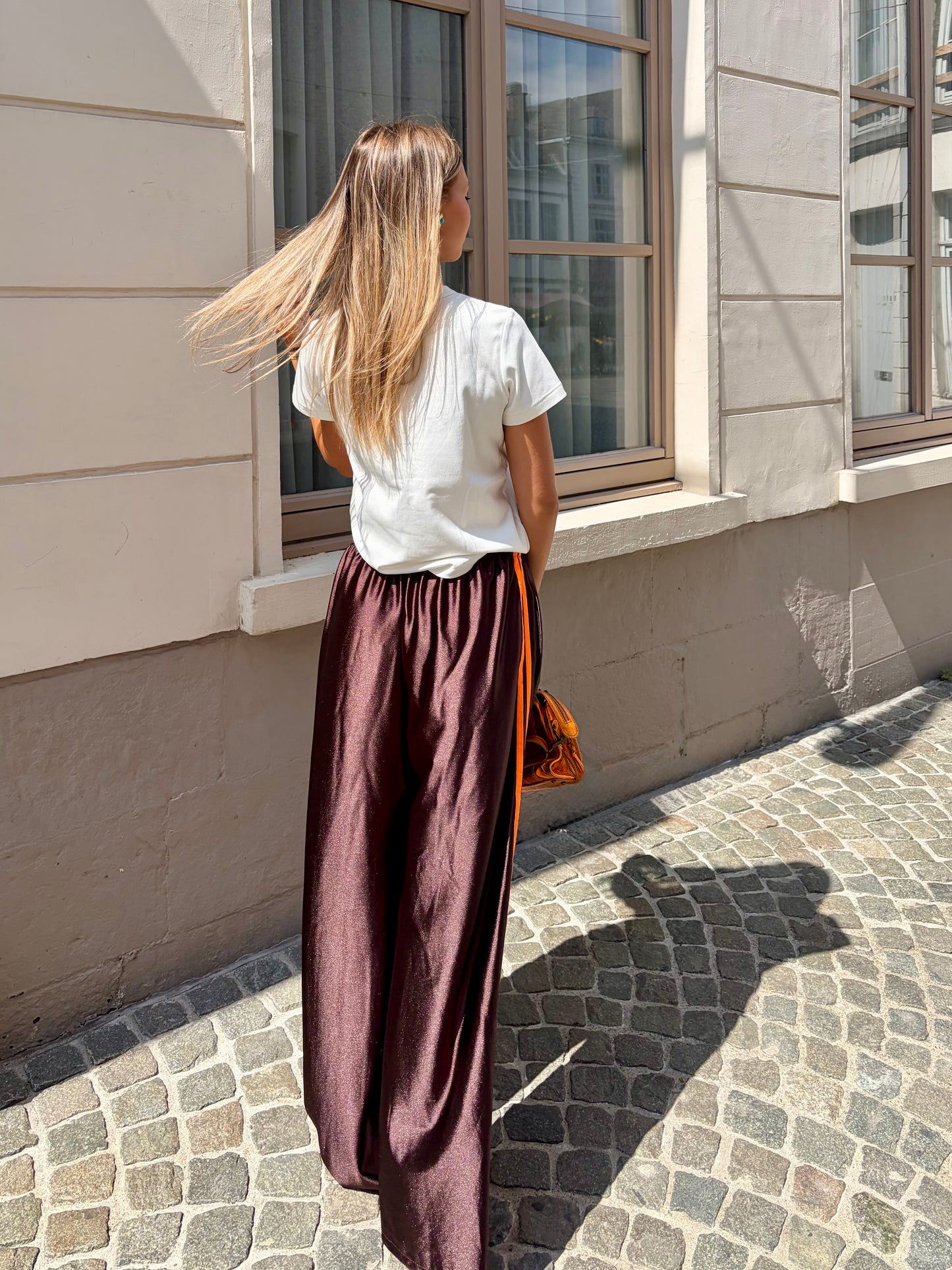Pantalon marron / orange - STAR