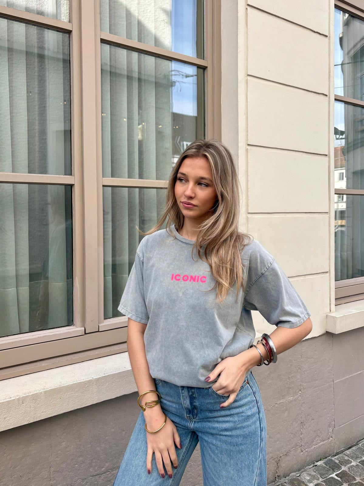 T-shirt gris - ICONIC